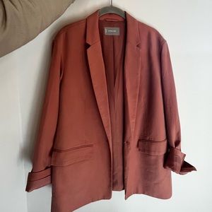 Everlane Easy Blazer in Salmon Pink